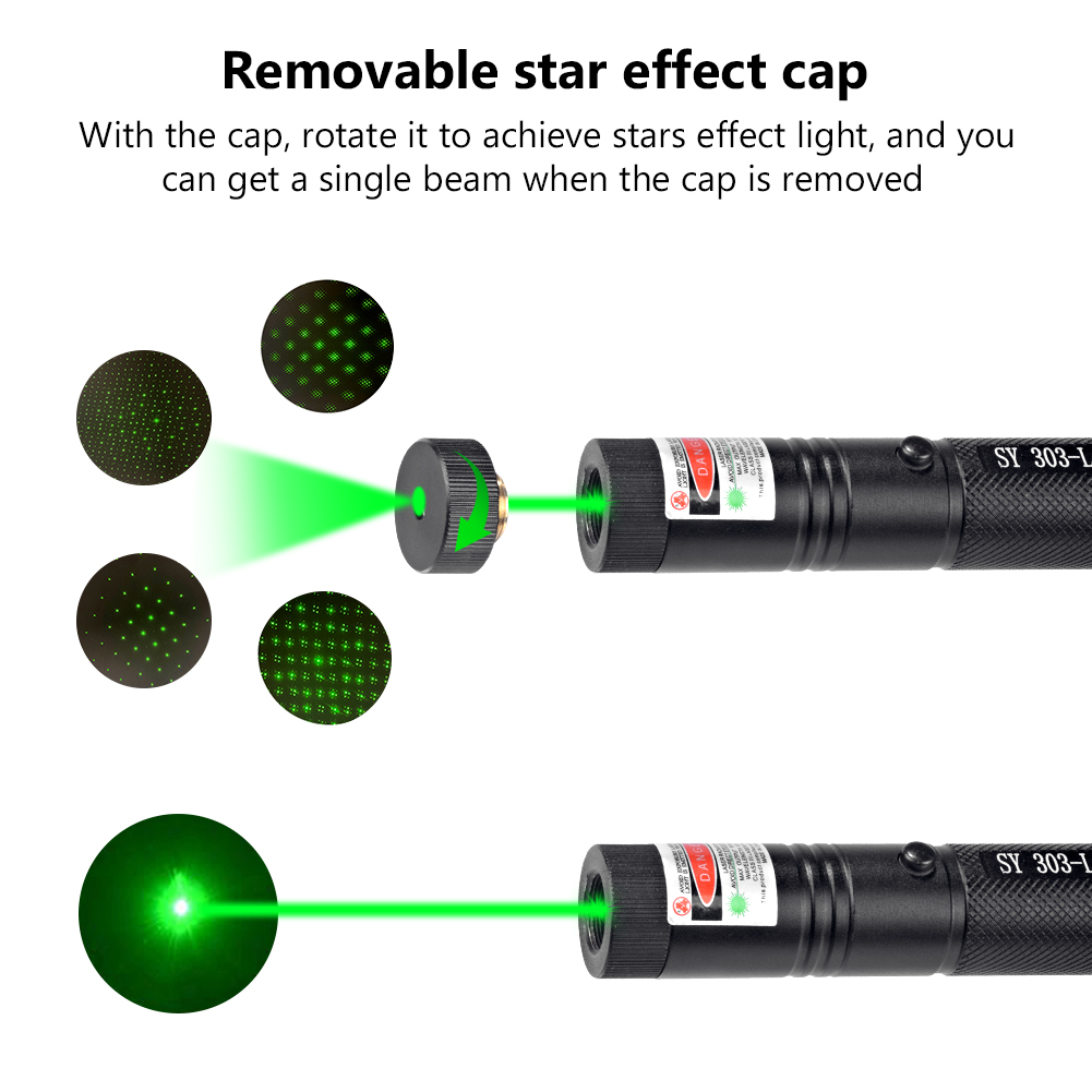 Strong 650nm 4mW Green Laser Pen