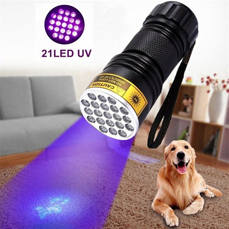 21 LED UV Ultraviolet Flashlight