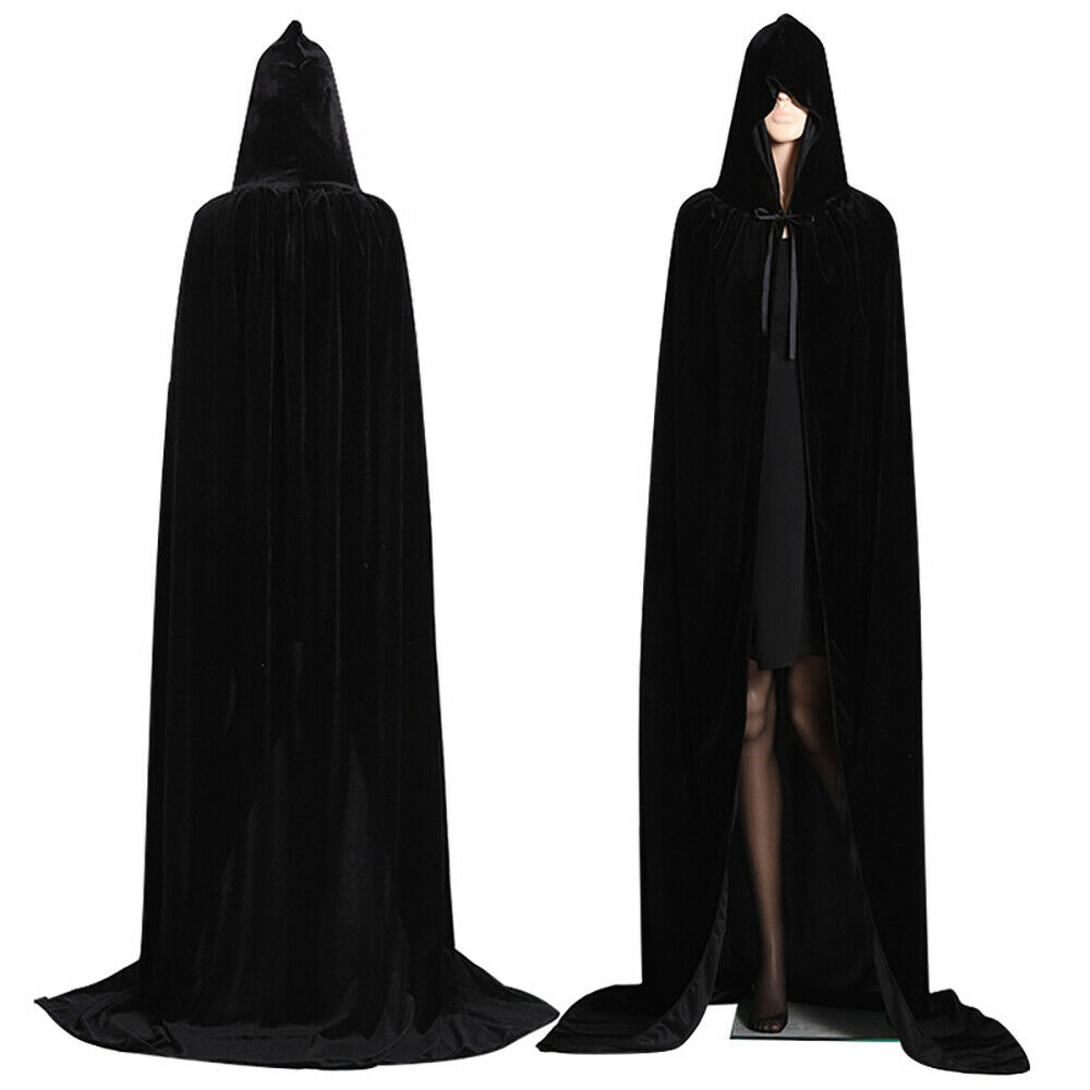 Warlock Witches Cloak Cape Hooded